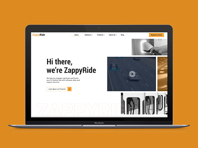 ZappyRide website design brand branding electric vehicle ev graphic design logo product design startup ui ux uxui web design website design