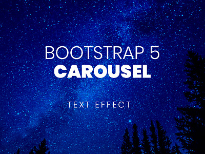 Bootstrap 5 Slider With Text Animation