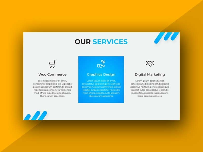 Services Section Design Using Materialize CSS by divinectorweb on Dribbble