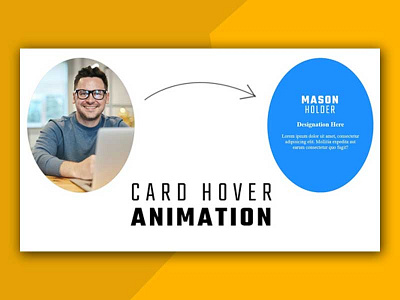 Card Hover CSS Animation animation css css animation examples css card css3 frontend html html5 tutorial webdesign