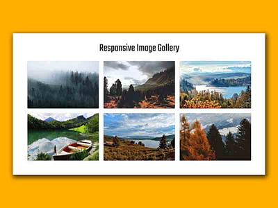 Responsive Image Gallery using Materialize CSS