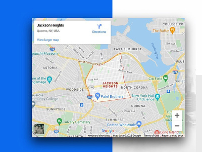 Contact Section with Google Map Integration