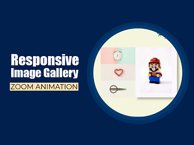 Responsive Image Gallery with Zoom Hover css css3 frontend html html5 webdesign