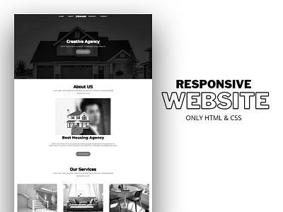 Responsive Real Estate Website Design css css flexbox css3 frontend html html5 responsive website webdesign
