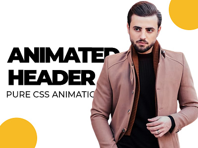 Animated Header using CSS Animation animated header animated homepage animation css css animation examples css3 html html5 webdesign