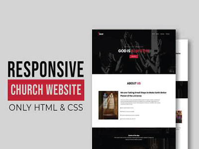 Responsive HTML Church Website Template