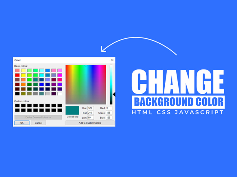 How to Change Background Color using JS by divinectorweb on Dribbble