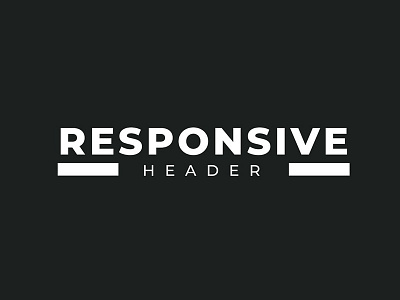 Responsive Header with Hero Section