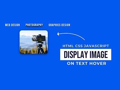 JavaScript display image on link hover css css3 display image on hover divinectorweb frontend html html5 javascript javascript project webdesign