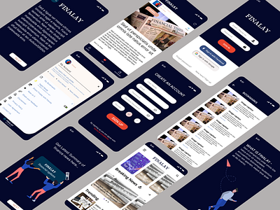News App layout Designed by DigitalUIDesign design digitaldesign digitaluidesign graphic design ui uiux design