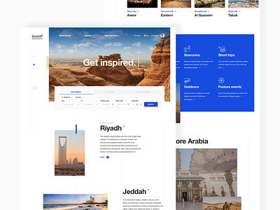 Get inspired. booking clean design flat layout reservation tourism travel ui ux website white