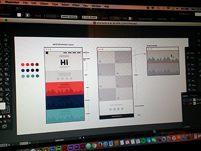 AKGD Web Design Initial Wireframe