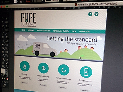 Pope Efficiency Web Design