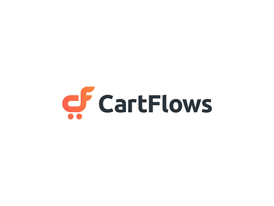 CartFlows 2d animation cartflows ecommerce gradient intro logo animation logo reveal motion shopping