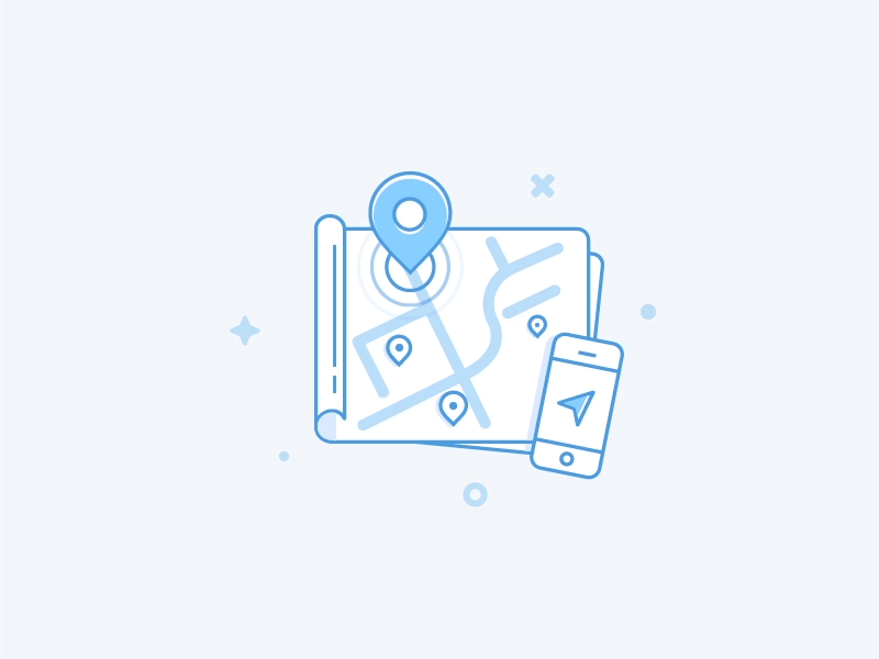 Map Animation animation clean documents flat illustration simple smooth