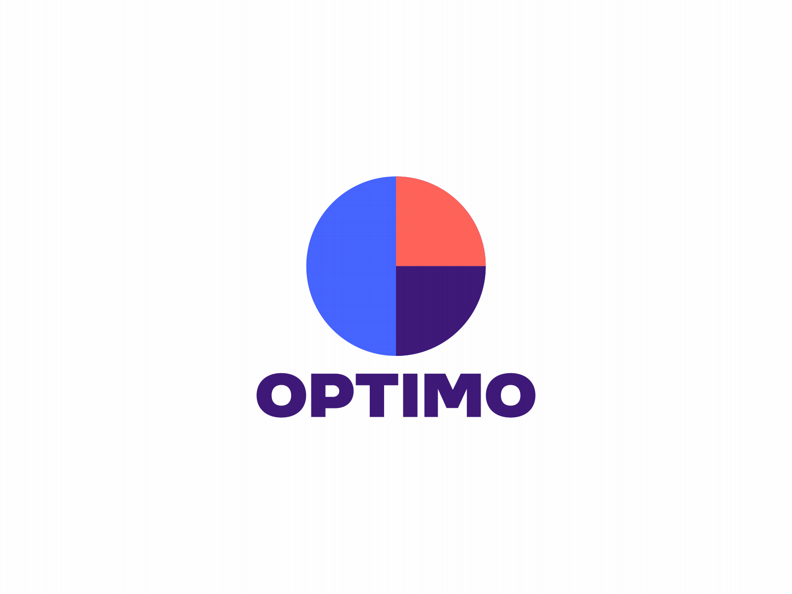 OPTIMO 2d animation clean graphics intro logo logo animation logo reveal motion optimo simple