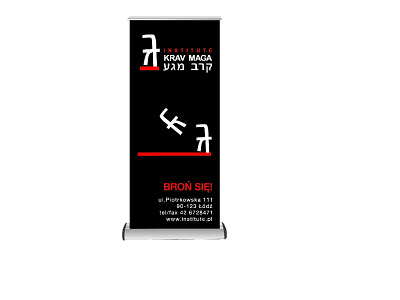 Krav Maga rollup branding rollup