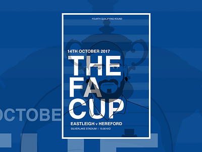 Eastleigh v Hereford programme design football poster programme sport