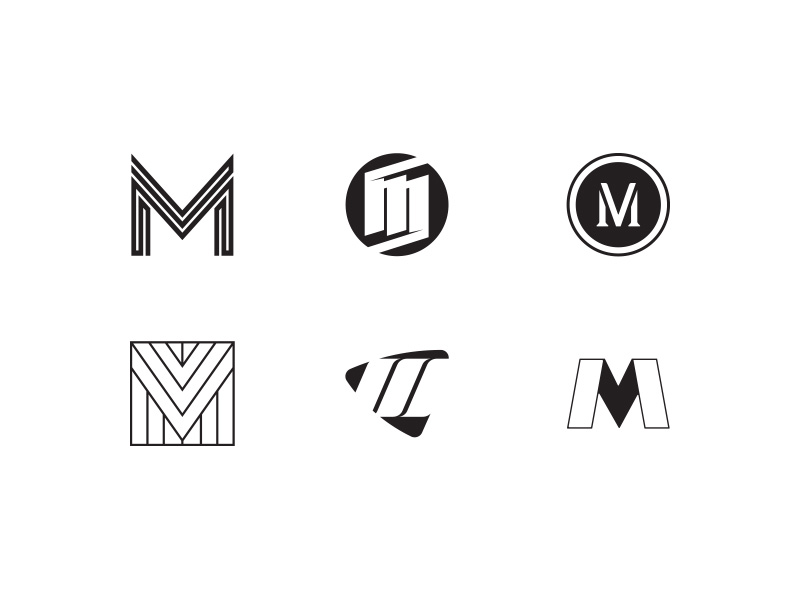 Bunch of M's by Paul Barrera on Dribbble