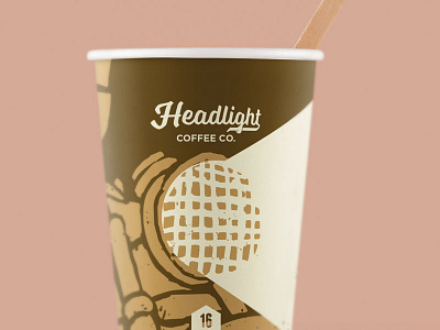 Headlight Coffee Co. coffee mockup