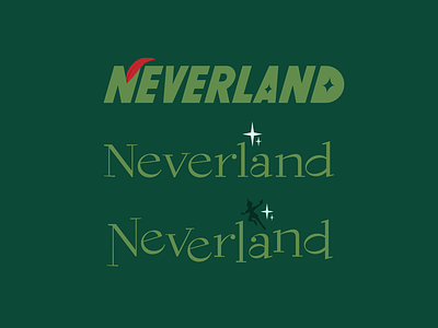 Neverland Attraction Logo (progress) branding design graphic design imagineering logo