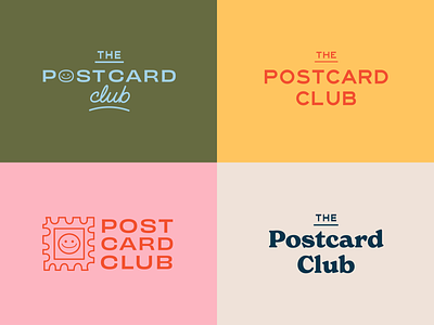The Postcard Club Exploration brand identity branding design graphic design identity design logo