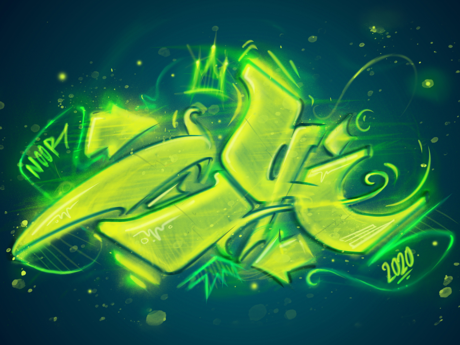 Noor Digital Graffiti by Noor Man on Dribbble