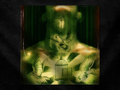 Music Cover art "Free man" cover art digital painting illustration