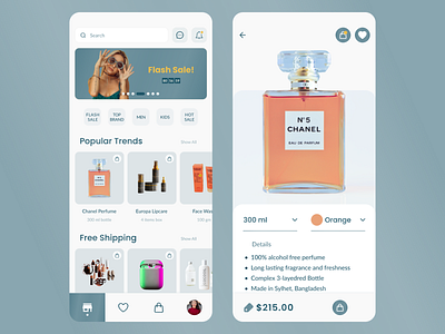 Useful E-commerce Mobile App UI