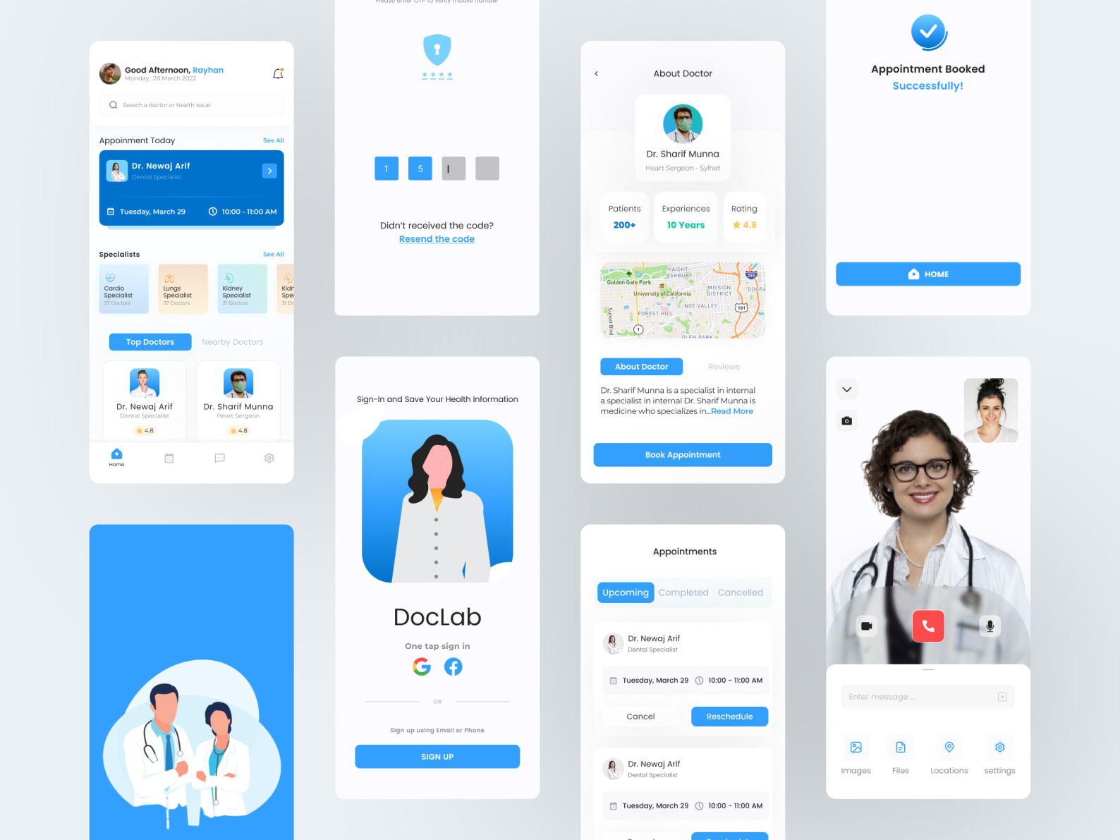 DocLab | Doctor Appointment App by SUFi on Dribbble