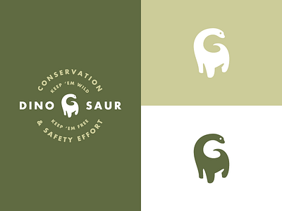 Dinosaur Logo Expanded branding color design dinosaur logo safety typography