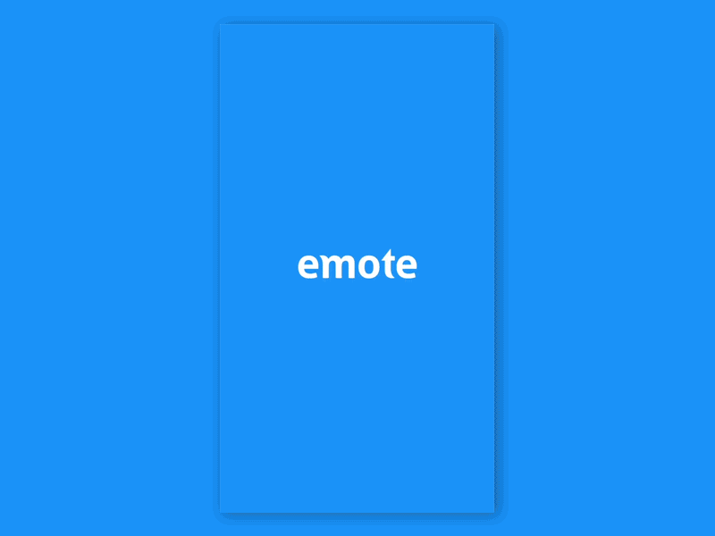 Emote App app design interaction mood recording tech ui ux