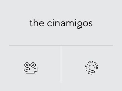 The Cinamigos (More!) blog branding logo movie reviews theater typography