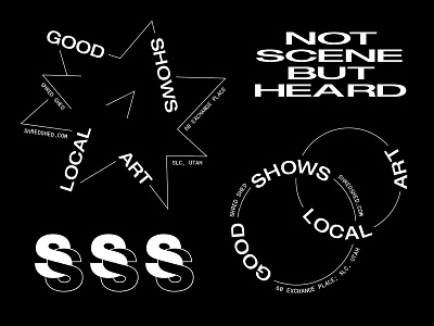 Shred Shed Leftovers branding design hardcore logo metal music typography venue