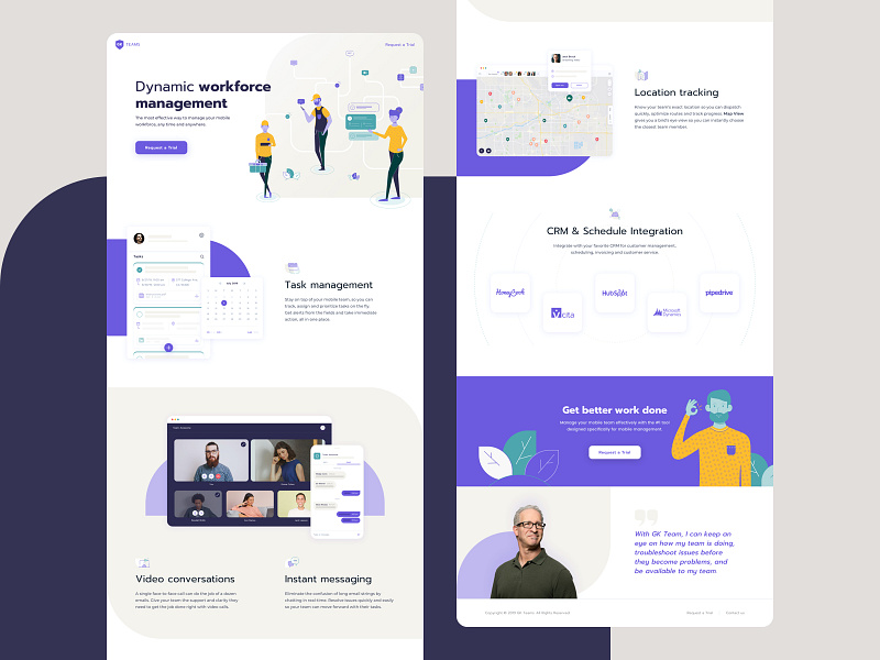 Branding & landing page design by Elinor Weiss on Dribbble