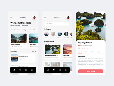 Travel Destination App app desain ui ux design uiux graphic design mobile app design mobile app uiux travel app travel ui ux travel user interface ui ui ux desain ui ux design uiux uiux desain uiux design