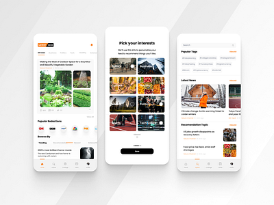 News Reading App UIUX Exploration