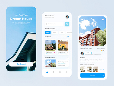 Property App Mobile User Interface