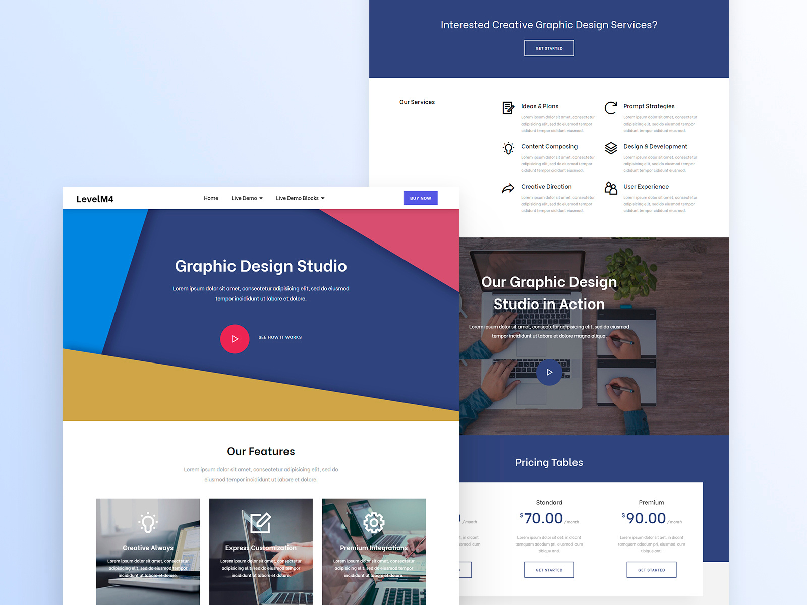 Mobirise Website Builder Software | LevelM4 by Mobirise Builder on Dribbble