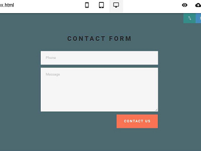Mobirise v1.9.7 - Contact Form