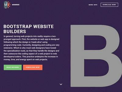 Bootstrap Builders bootstrap download free html5 jquery mobile friendly software webdesign webdevelopment website builder website creator website maker