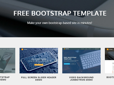 Mobirise Bootstrap Template by Mobirise Builder on Dribbble