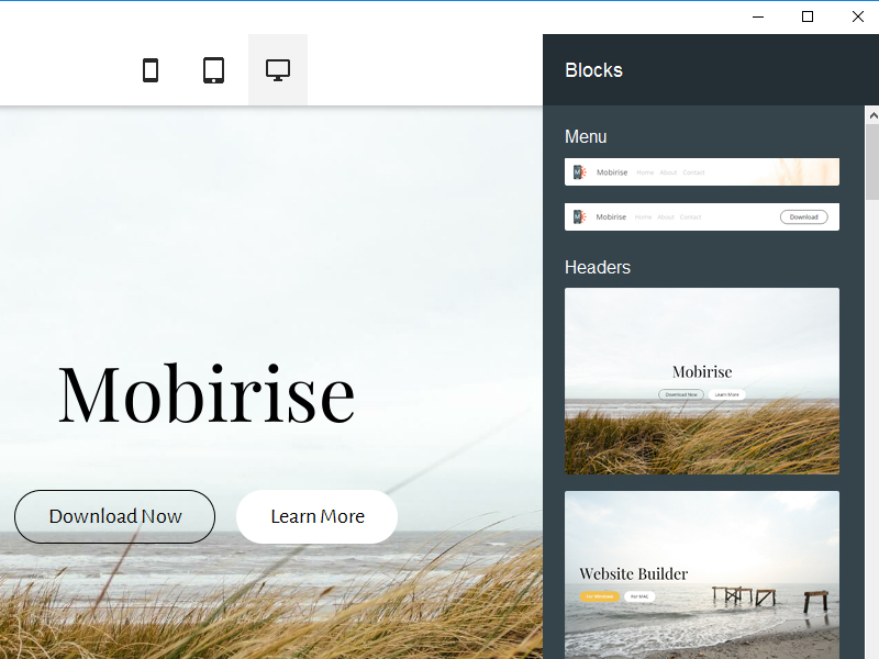 Responsive Bootstrap Builder 2.5.348 download the new version for mac