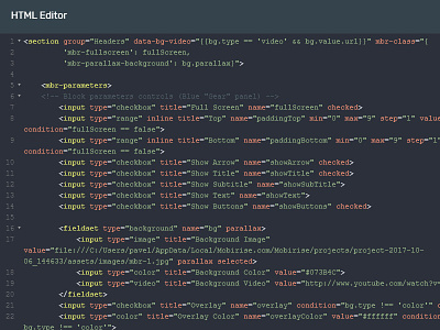 Mobirise Web Page Creator v4.3.2 - Code Editor! code editor css3 html5 mobirise website builder website editor