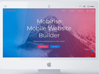 Mobirise Mobile Website Builder v4.6.7 is out! bootstrap clean. design landing page mobile responsive site ux web website