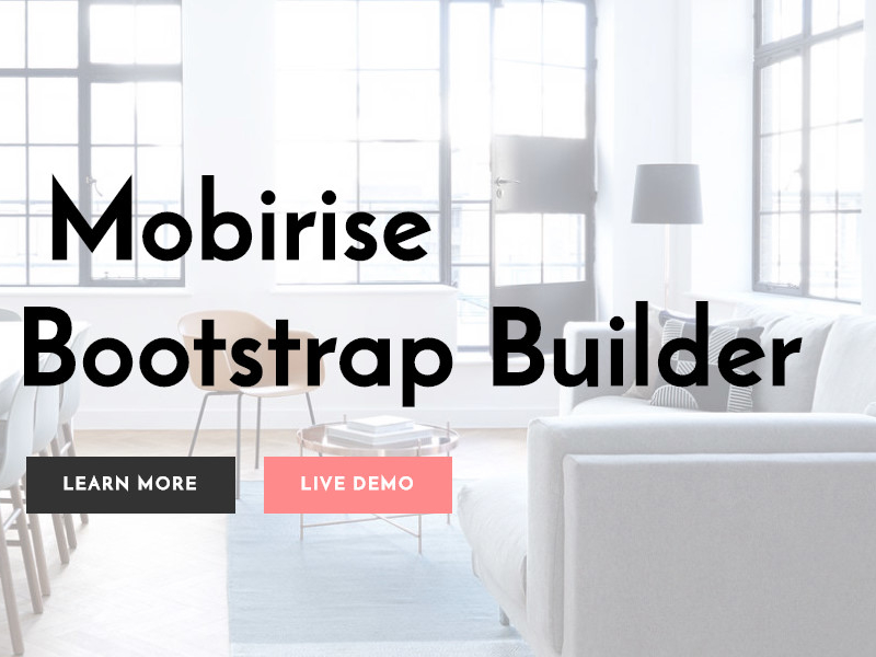 bootstrap builder from mockup