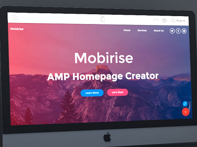 Mobirise AMP Homepage Creator v4.7.8 is out! css3 design free html4 mobile responsive template web