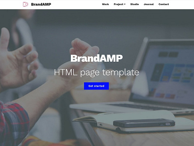 Mobirise Brand AMP - HTML page template bootstrap bootstrap4 html html5 htmlcode htmlcss template templatemonster templates