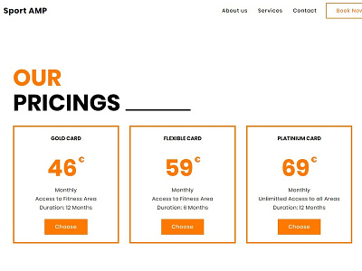 Mobirise pricing table template - the Sport AMP theme best html5 htmlcode htmlcss responsive software templatedesign templatemonster webdesign webdesigner