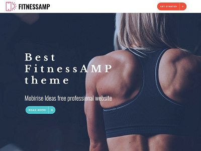 Mobirise Ideas free professional website - Best FitnessAMP theme bootstrap bootstrap4 free responsivedesign software templatemonster webdesign